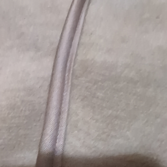 Nicole Miller Tan Casual Minimalist Jacket with Cream Lining - Picture 4 of 5